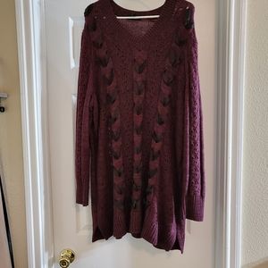 Laced Knitted Sweater